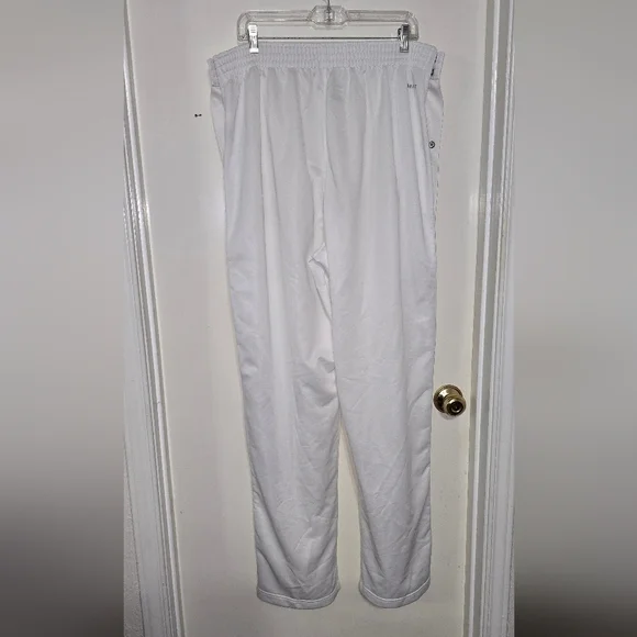 #M29 Nike White Dri-FIT Legs Pants With Side Slit & Button Details,loose Fit. - Picture 5 of 9